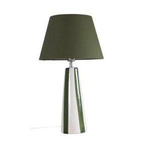 Leya 54cm Grøn bordlampe Fra PR Home - Leya er en komplet bordlampe med en matchende skærm, der giver et stilfuldt og harmonisk indtryk.