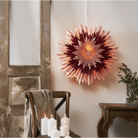 Ice Ø50 Lyserød Fra Star Trading - Oph&aelig;ng og lyskilde medf&oslash;lger ikke.