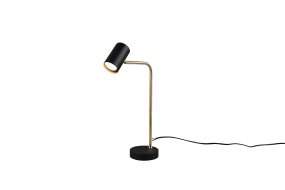 Marley 45cm Mat messing skrivebordslampe Fra Trio Lighting - Den moderne kombination af mat sort og mat messing giver stilfulde kontraster og fremhæver interiøret.
