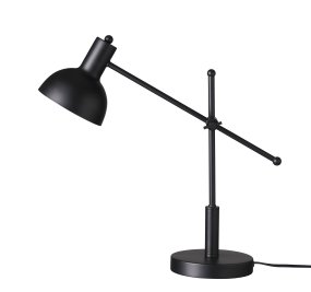London 42cm Sort skrivebordslampe Fra Dyberg Larsen - London skrivebordslampe har et klassisk og sofistikeret design med et moderne twist.