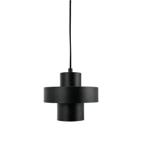 Stoke Ø20 Sort loftslampe Fra Dyberg Larsen - Afhængig af farvevalg og placering kan lampen både fungere som en skulpturel indretningsdetalje og som lyspunkt, uanset om den placeres over køkkenbordet, på skrivebordet eller i stue og soveværelse.
