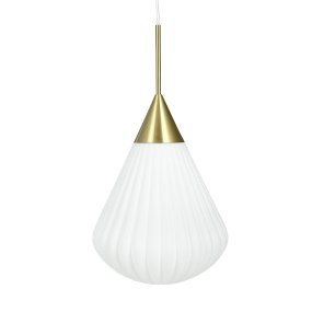 Ballon Ø33 Hvid Fra Dyberg Larsen - Med sin moderna form och stilrena material &auml;r Ballon Pendant det perfekta valet f&ouml;r den som vill f&ouml;rena ljus och elegans &ndash; en funktionell och tidl&ouml;s designklassiker.