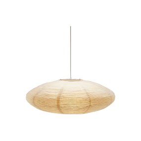 Yuni Skærm Ekskl. Ophæng Ø58 Beige loftslampe Fra PR Home - Yuni er en dekorativ beige sk&aelig;rm i rispapir, der giver et bl&oslash;dt og behageligt lys.
