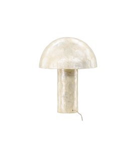 Lindön 48cm Beige bordlampe Fra Venture Design - Placer den p&aring; et sidebord eller en byr&aring; og lad Lind&ouml;n tilf&oslash;je et moderne og elegant touch til din indretning.
