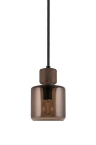 DOT Ø10 Brun Fra Globen Lighting - Leveres med en 3,5 m tekstilledning med afbryder og stik.