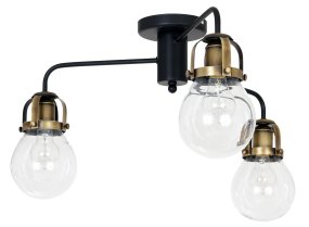 Paris Ø66 Sort plafond Fra Hallbergs - Paris er en stilfuld plafond med et rustikt design, lavet af metal i oxid og sort farve.