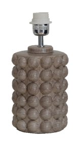 Bubbles 30cm Grå lampefod Fra Hallbergs - Bubbles er en moderne keramisk lampefod.