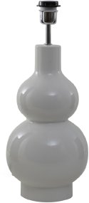 Verdi 50cm Vit lampefod Fra Hallbergs - Verdi &auml;r en dekorativ lampfot i keramik med en blank vit finish som ger ett stilrent och elegant uttryck.
