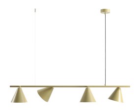 Form 120cm Pistacienødder loftslampe Fra Artera - Form er en moderne metalpendellampe med et stilfuldt og legende design.