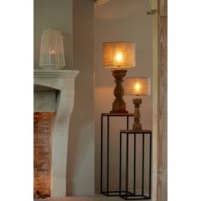 Cadore 64cm Træ lampefod Fra Light & Living - Denne stilfulde lampefod er lavet af massivt træ med en smuk naturlig finish og giver et varmt og indbydende udtryk.