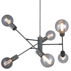 Halo Ø75 Mørkegrå loftslampe Fra Halo Design - Halo er en stilfuld loftslampe med et moderne design og et industrielt præg.