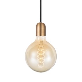 Classic Ø4 Kobber loftslampe Fra Halo Design - Klassisk ophæng lavet af metal med kobberfinish.