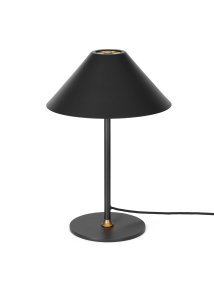 Hygge 35cm Sort bordlampe Fra Halo Design - Hygge er en stilfuld bordlampe, der kombinerer skandinavisk minimalisme med et moderne design.