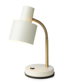 Vogue 30cm Fløde skrivebordslampe Fra Halo Design - Uanset om du har brug for opgavebelysning eller en stemningsbryder, er Vogue det stilfulde valg til ethvert miljø.