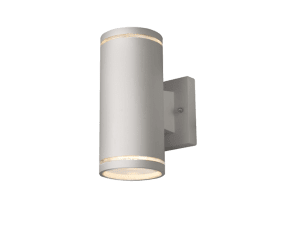 Livali II Grå udendørslampe Fra Westal - Vægarmatur i trykstøbt aluminium med en anti-korrosionsbehandlet overflade med pulverlakering.