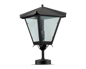 Gustav 36cm Sort Fra Westal - Vælg mellem en op- eller nedadvendt lanterne i lakeret og rustfast finish eller i storslået oxideret kobber.