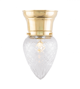 Fröding 80 Messing Fra Karlskrona lampfabrik - Fr&ouml;dingplafonden - som &auml;r tillverkad helt i m&auml;ssing - har ett tydligt klassicerande formspr&aring;k, och passar fint ihop med &ouml;vriga lampor i Fr&ouml;dingfamiljen.