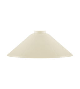 Schoolhouse Glass Shade 60/300 Råhvid Fra Karlskrona lampfabrik - 