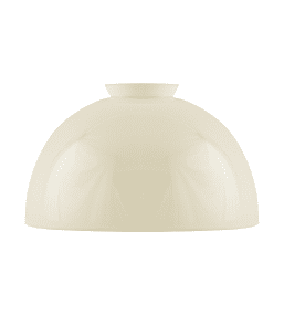 Dome Glass Shade 60/170 Råhvid Fra Karlskrona lampfabrik - 
