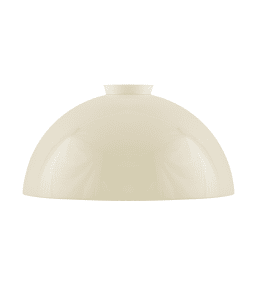 Dome Glass Shade 60/235 Råhvid Fra Karlskrona lampfabrik - 
