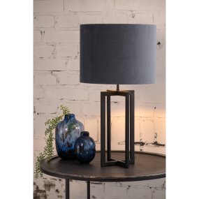 Mace 46cm Sort lampefod Fra Light & Living - 