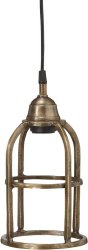 Boston Ø14 Guld vindueslampe Fra PR Home - Boston industrilampe til vinduer og lofter i messingmetal 26cm i diameter.