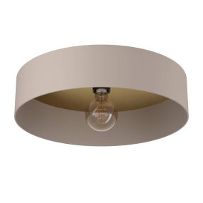 Duaia Ø42 Taupe plafond Fra Eglo - Denne loftslampe kombinerer et enkelt og moderne design med en trendy beige farve.