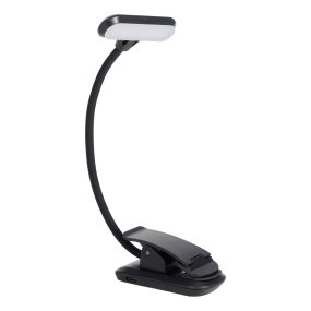 Yamenzi Sort bærbar Fra Eglo - Yamenzi er en praktisk og fleksibel LED-lampe med en klemme, der gør den nem at placere på for eksempel et skrivebord, en hovedgærde eller en hylde.