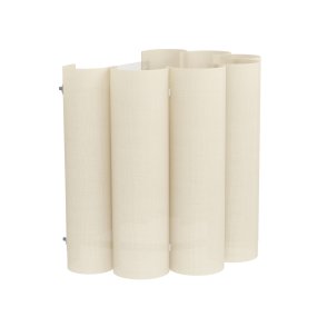 Collegrilli 17cm Beige væglampe Fra Eglo - Collegrilli er en dekorativ væglampe med en beige tekstilskærm, der efterligner den naturlige struktur af hør.