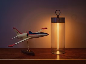 Decor Filament 32cm Mørkegrå bærbar Fra Ledvance - P&aring; lampe finder du touch-kontakten med indbygget 3-trins lysdæmper samt du nemt kan justere lysstyrken efter behov.