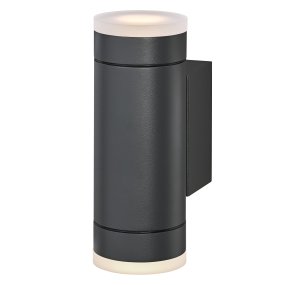 Ive Mørkegrå udendørslampe Fra Osram - Giv din facade en elegant og funktionel belysning med Ive &ndash; en lampe, der kombinerer b&aelig;redygtighed og design.
