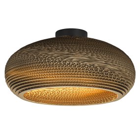 Cardboard drop Ø40 Brun plafond Fra Ledvance - Karton er et simpelt loft med et b&aelig;redygtigt design.