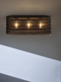 Cardboard Oval 60cm Brun plafond Fra Ledvance - Karton er et simpelt loft med et b&aelig;redygtigt design.
