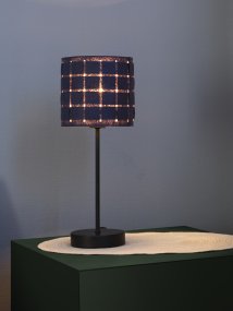 Felt Weaving 40cm Mørkegrå bordlampe Fra Ledvance - Dekorativ bordslampa med sk&auml;rm gjord av fl&auml;tad filt vilket ger en fin och varm ljusspridning i rummet.