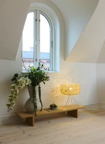 Paper Bale 48cm Natur bordlampe Fra Ledvance - Paper Bale &auml;r en vacker bordslampa med bohemisk design.