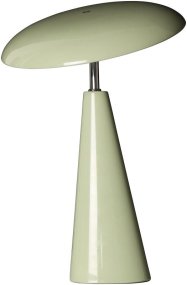 Audrey 33cm Lysegrøn bærbar Fra Eja - Den integrerede LED-belysning giver et behageligt lys, og lampen er dæmpbar, så du nemt kan skabe den rette atmosfære i rummet.