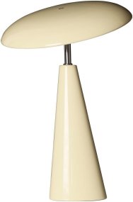 Audrey 33cm Beige bærbar Fra Eja - Den integrerede LED-belysning giver et behageligt lys, og lampen er dæmpbar for nemt at skabe den rette atmosfære i rummet.