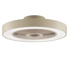 Catania Ø48 Beige Fra Brilliant - Armaturet er ogs&aring; udstyret med IC-RGB-teknologi, der skaber bl&oslash;de farveovergange og levende lyseffekter for en unik og atmosf&aelig;risk atmosf&aelig;re.