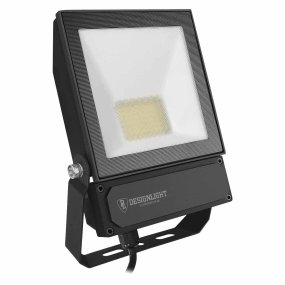 Elly projektør 50W Sort Fra Designlight - Den er et fremragende valg til belysning af indk&oslash;rsler, indgange, terrasser, g&aring;rdspladser og andre udend&oslash;rsmilj&oslash;er, hvor der &oslash;nskes et j&aelig;vnt og effektivt lys.