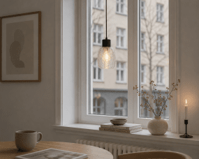 Tabaco Ø14 Gennemsigtig/sort vindueslampe Fra Lampan - Tabaco er en dekorativ vindueslampe, der kombinerer moderne design med smukke detaljer.