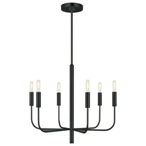 Brianna Ø60 Sort Fra Elstead Lighting - Brianna er en dekorativ loftslysekrone med et minimalistisk og moderne design.