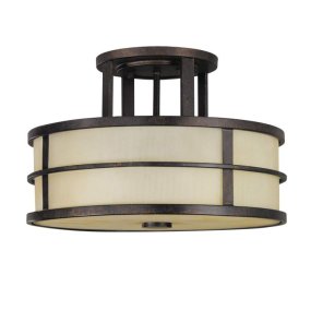 Fusion Ø34 Bronze plafond Fra Elstead Lighting - 