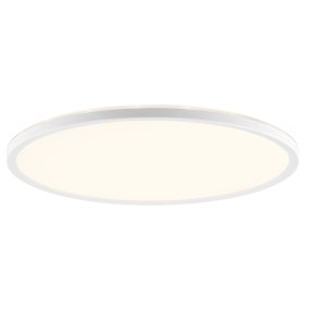 Samora Ø42 Hvid badeværelseslampe Fra Brilliant - Lampen er IP54-klassificeret og er ideel til badev&aelig;relser, vaskerum eller andre v&aring;drum, hvor h&oslash;j lysstyrke og holdbarhed er p&aring;kr&aelig;vet.