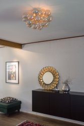 Gross Ø50 Rav plafond Fra By Rydéns - Bruttoloft er tilgængelig i tv&aring; størrelser d&auml; dette er den større variant med&nbsp;diameter på 50 cm.