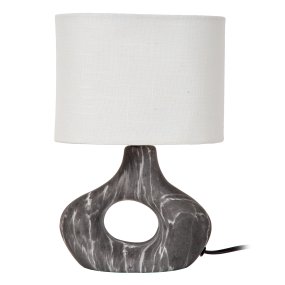 Tomeo 30cm Sort bordlampe Fra Lucide - Tomeo passer lige så godt på et sidebord som i et vindue eller på et skrivebord.