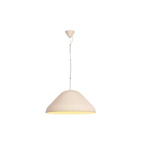 Andres Ø56 Cremet hvid Fra Lucide - Andres er en stilfuld metalpendellampe med en blank finish i elegant creme.