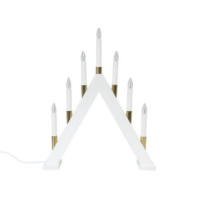 Hilda 7 Hvid Fra Pixie Design - Det anbefales at placere den i vinduet eller p&aring; chatollen i stuen.