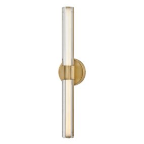 Georgette 60cm Messing Fra Elstead Lighting - Georgette er en elegant væglampe til badeværelset med et dekorativt og symmetrisk design.