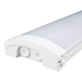 Liny Grab 3000/4000K 150cm Hvid Fra Designlight - Armaturet er udstyret med en dip-switch til valg af b&aring;de effekt og farvetemperatur (3000 K eller 4000 K), hvilket g&oslash;r den fleksibel og nem at tilpasse til projektets krav.