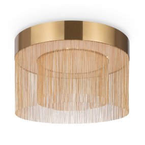 Imaginary Ø55 Guld plafond Fra Maytoni - Imaginary er en elegant metalloftslampe med en luksuri&oslash;s guldfinish og dekorative k&aelig;dedetaljer, der skaber et bl&oslash;dt og eksklusivt indtryk.